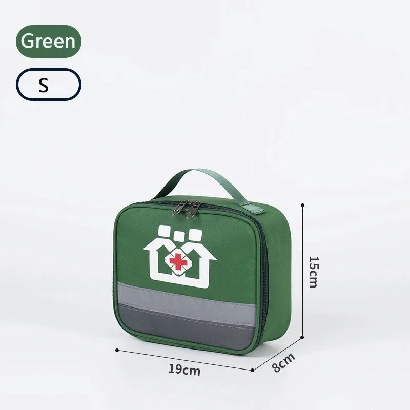 Travel Portable First Aid Kit Outdoor Camping Pill Pouch Medicine Storage Bag Family Emergency Medical Case Accessories Supplies