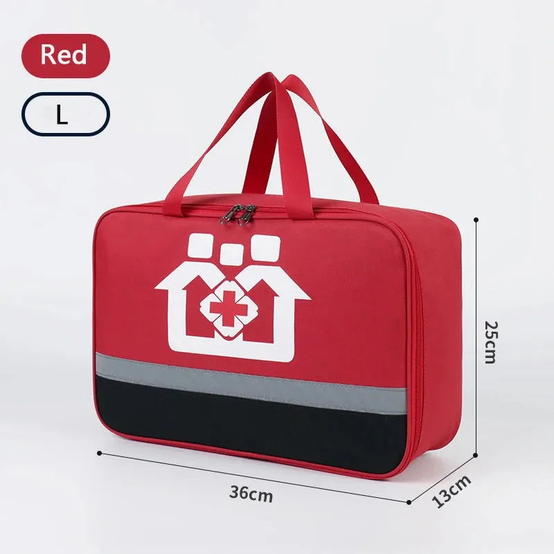 Travel Portable First Aid Kit Outdoor Camping Pill Pouch Medicine Storage Bag Family Emergency Medical Case Accessories Supplies