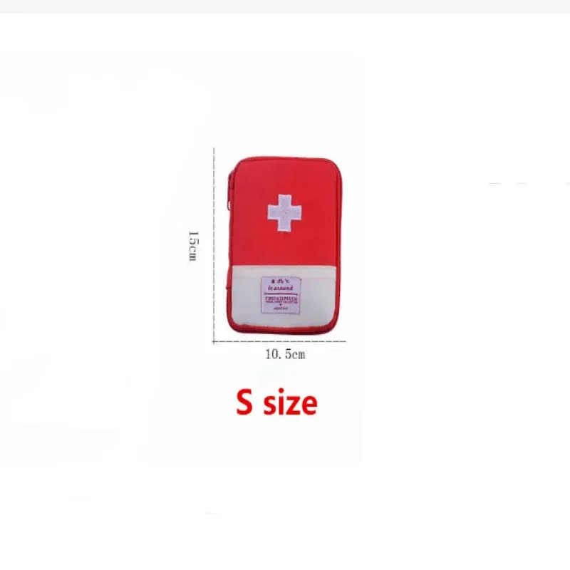 Travel Portable First Aid Kit Outdoor Camping Pill Pouch Medicine Storage Bag Family Emergency Medical Case Accessories Supplies