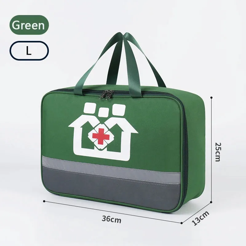 Travel Portable First Aid Kit Outdoor Camping Pill Pouch Medicine Storage Bag Family Emergency Medical Case Accessories Supplies