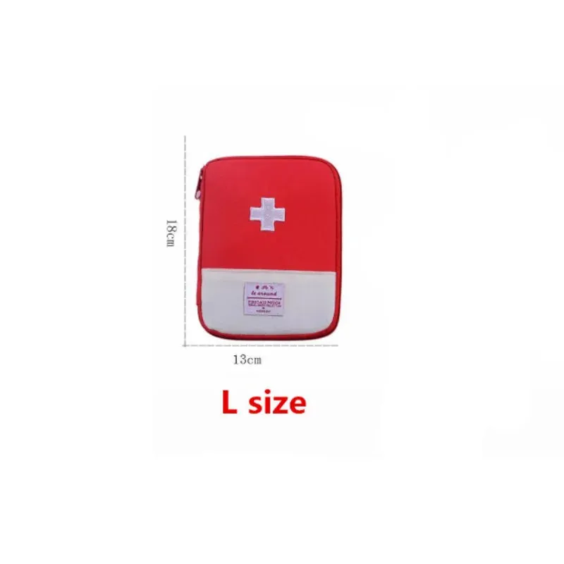 Travel Portable First Aid Kit Outdoor Camping Pill Pouch Medicine Storage Bag Family Emergency Medical Case Accessories Supplies