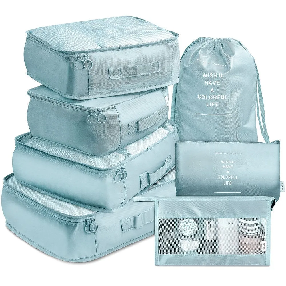 Travel Storage Bag 7-Piece Set Of Travel Thickened Suitcase Clothing Classification Storage Bag