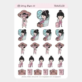 Traveler - Character Stickers - Ivory Girls