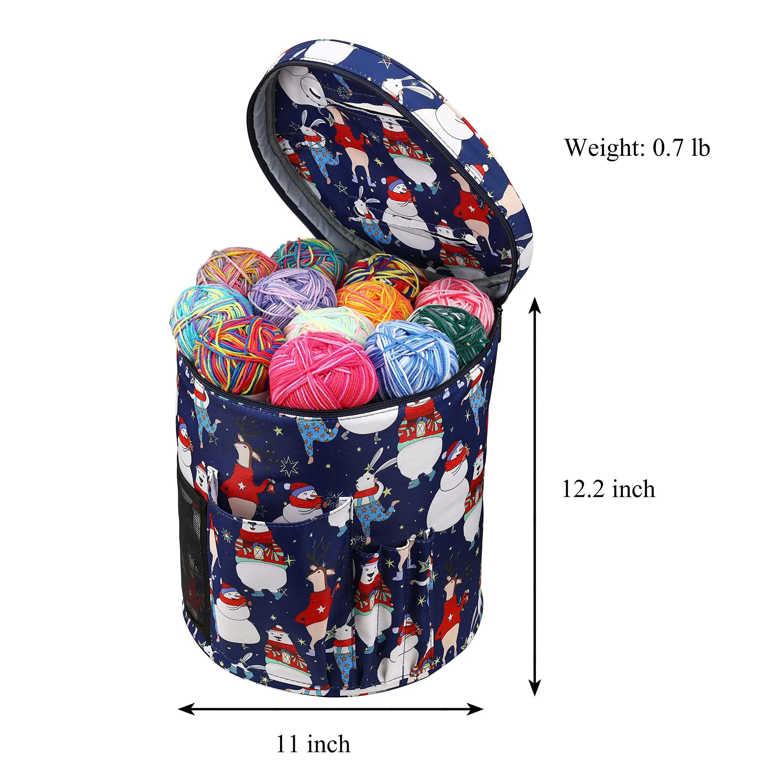 Universal Crafts Yarn Storage Bag - Snowman