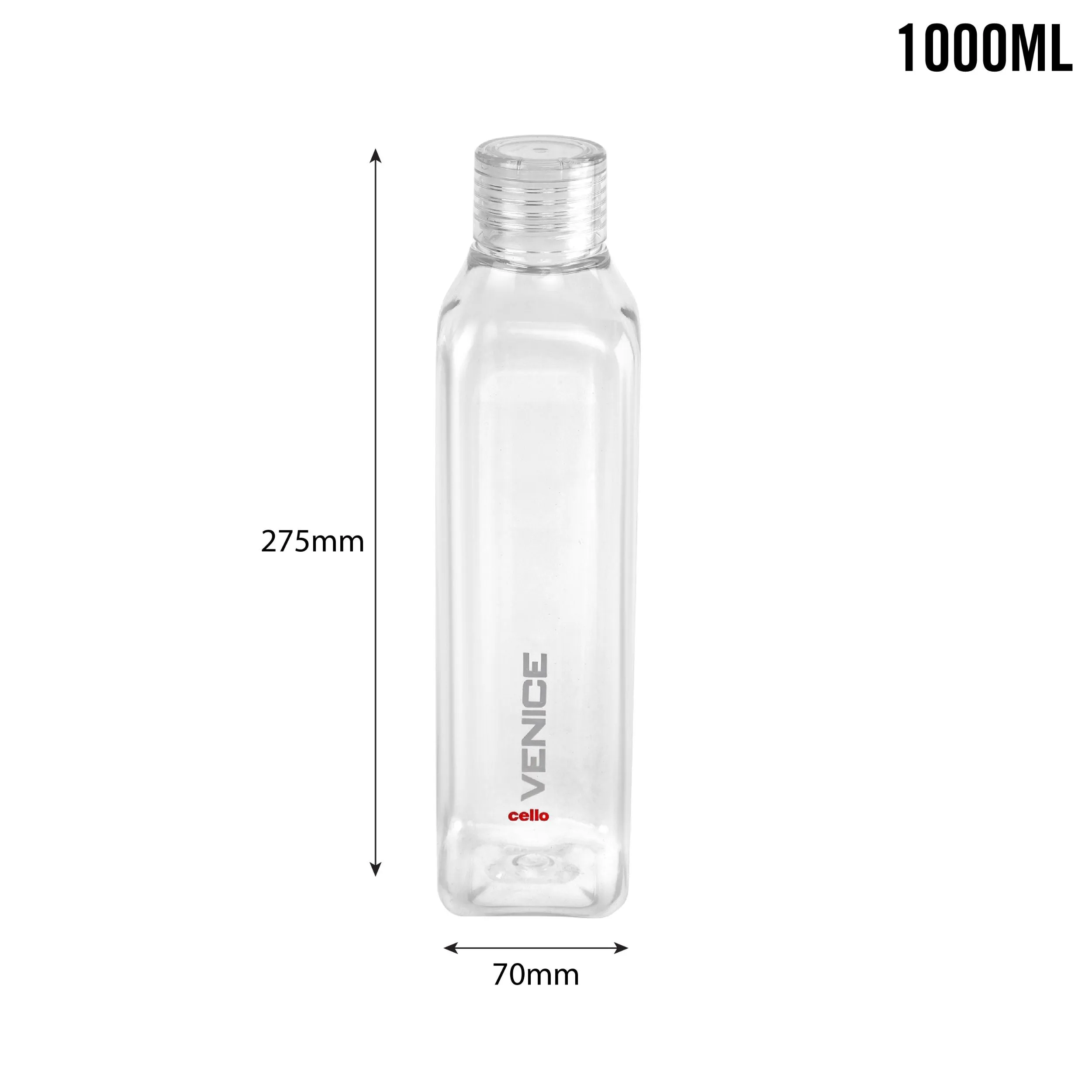 Venice Plastic Water Bottle, 1000ml