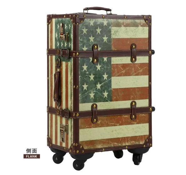 Vintage Map Travel Suitcases