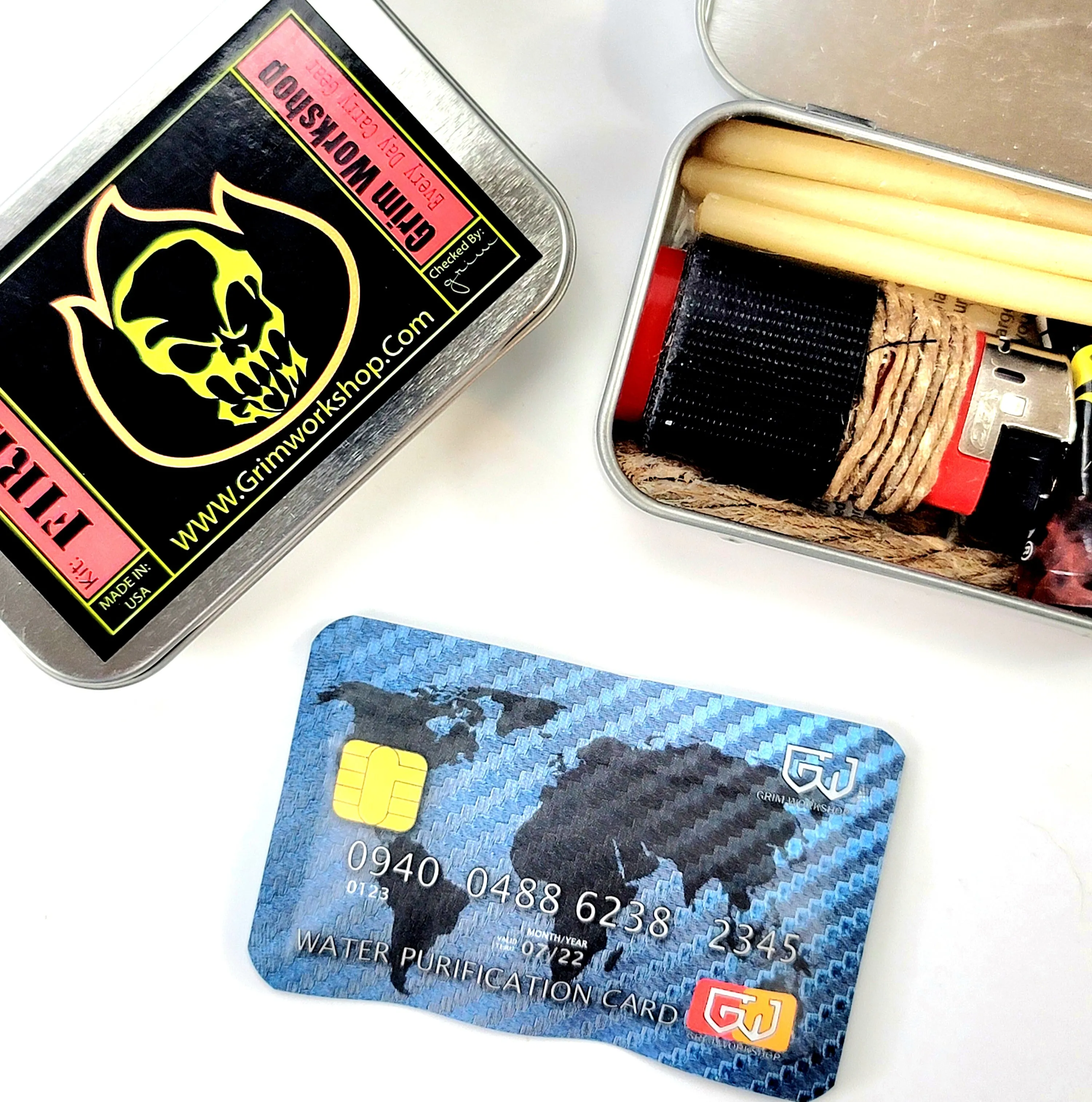 Water Card : Credit Card Size Water Purification Kit