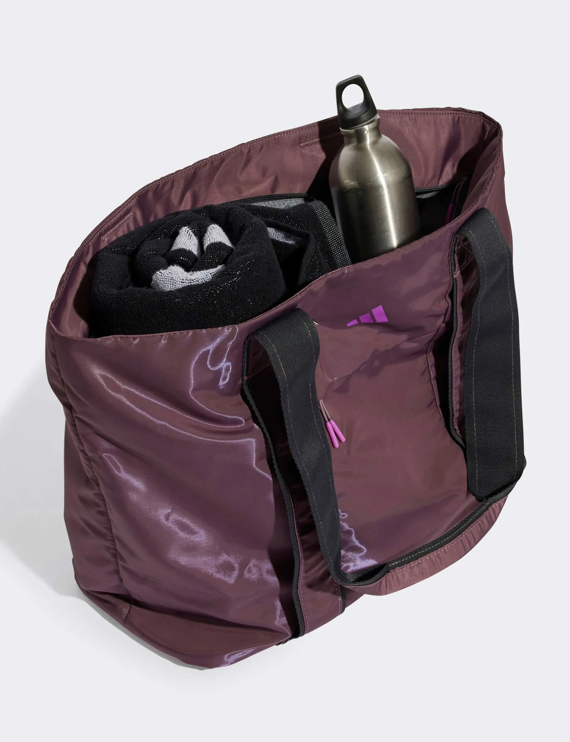 Yoga Tote Bag - Shadow Fig/Purple Burst/Black